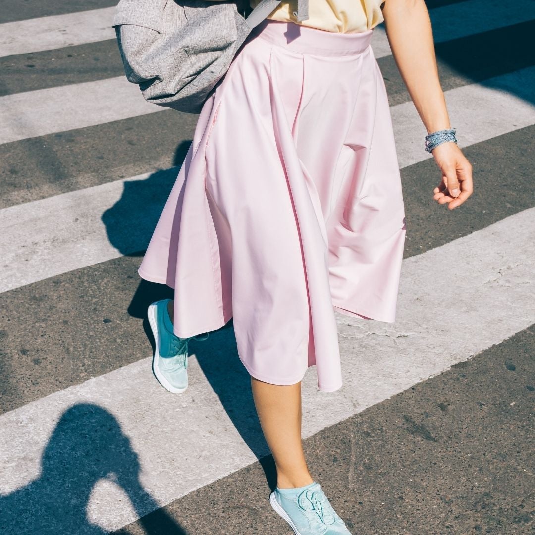 Pink Midi Skirt