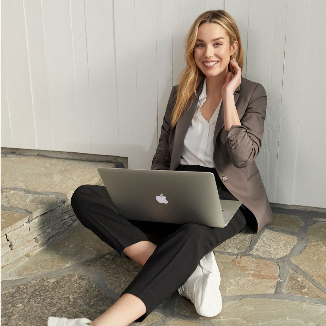 Brown oversized blazer