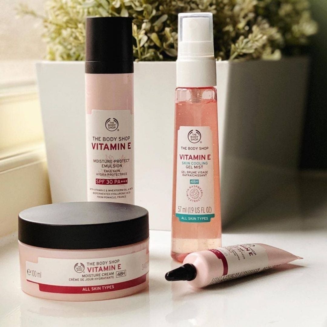 The body shop skincare items