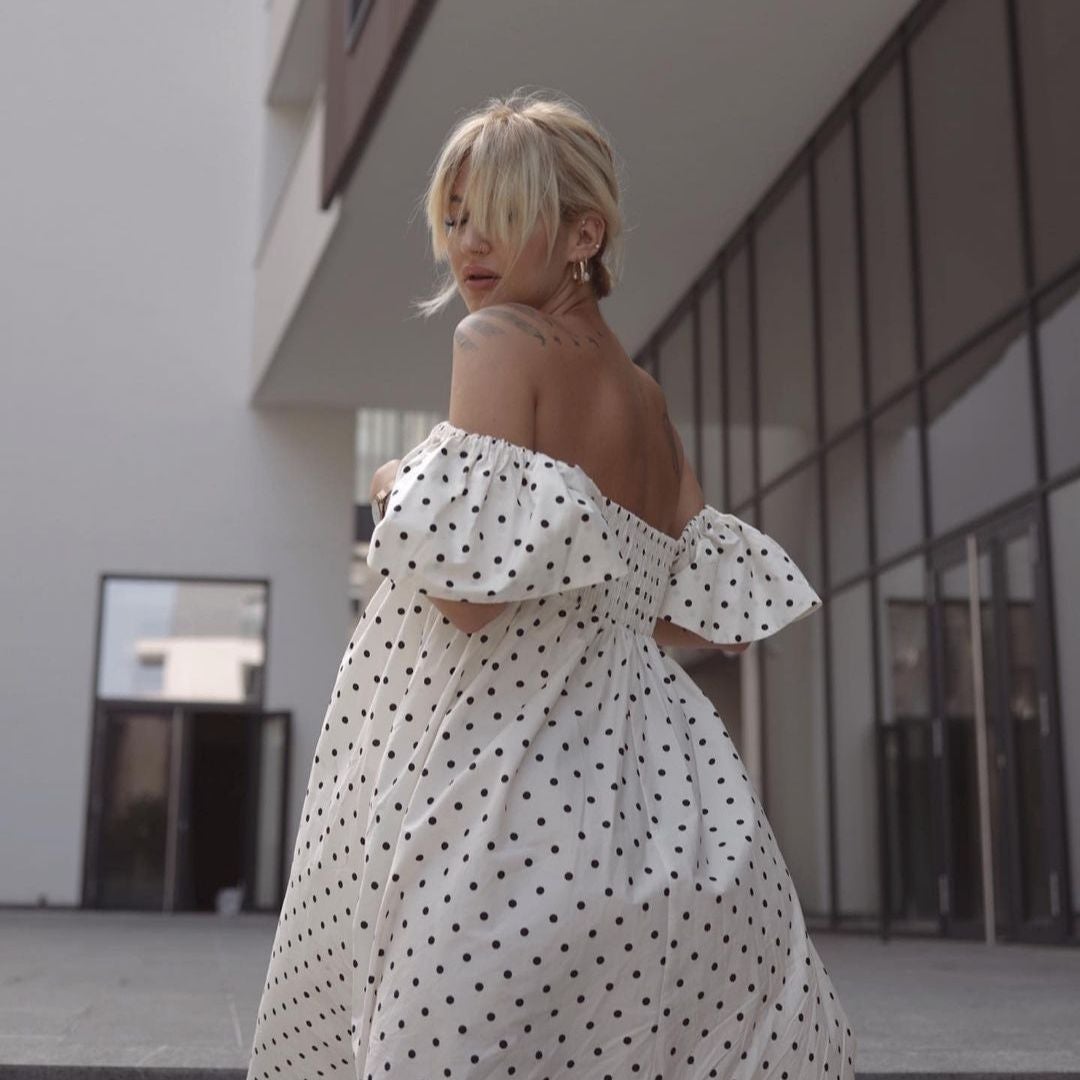 Polka dot dress