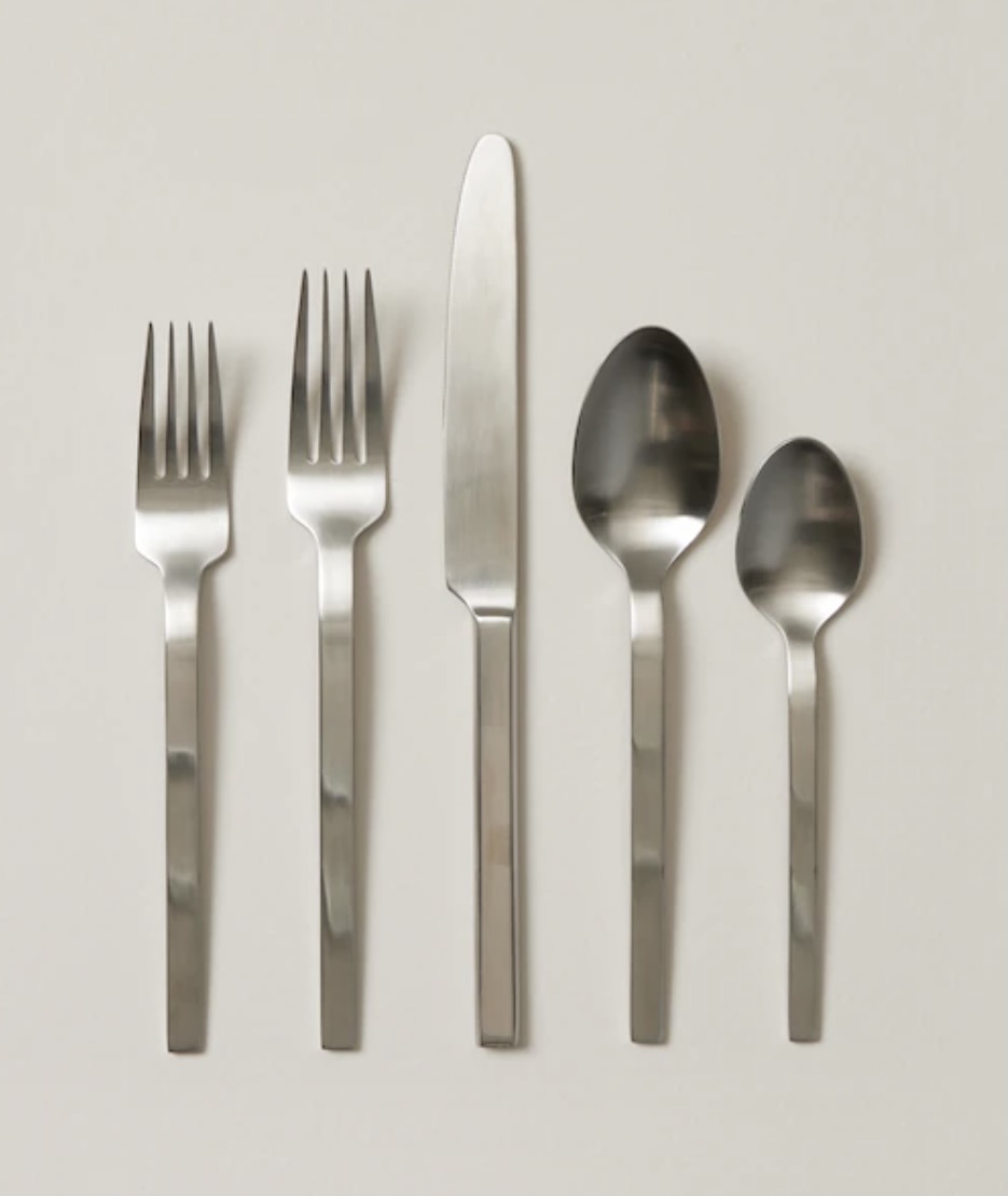 Silver cutlery from Indigo